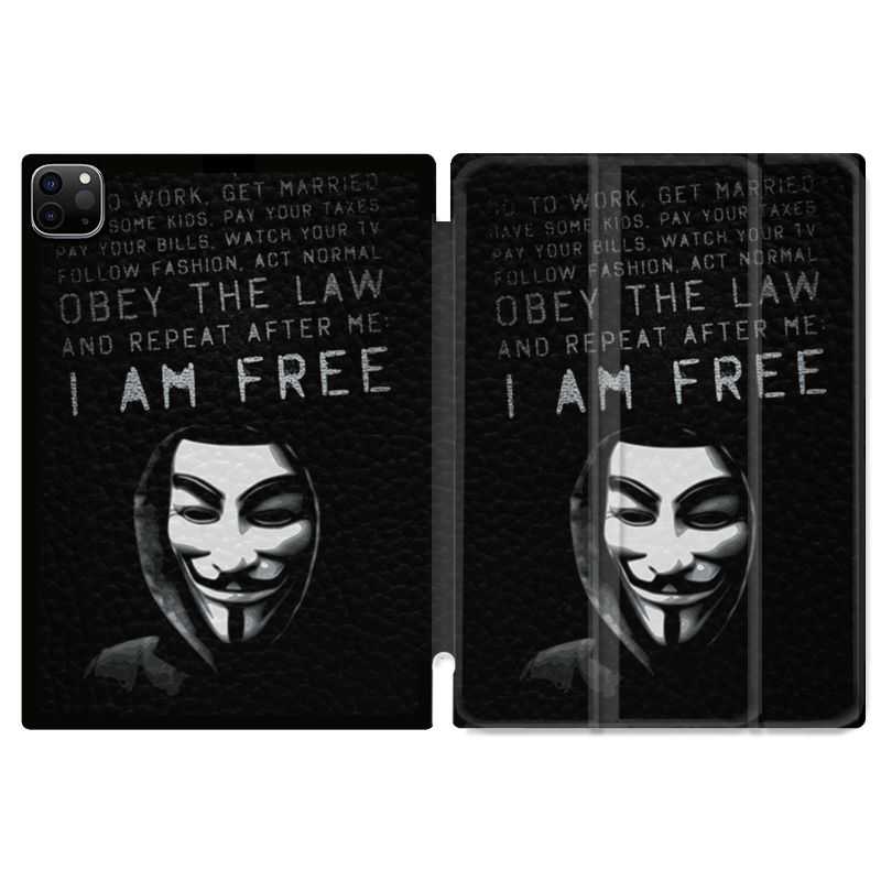 Housse Smart Cover pour Ipad 11 Pro 2020 Anonymous I am free