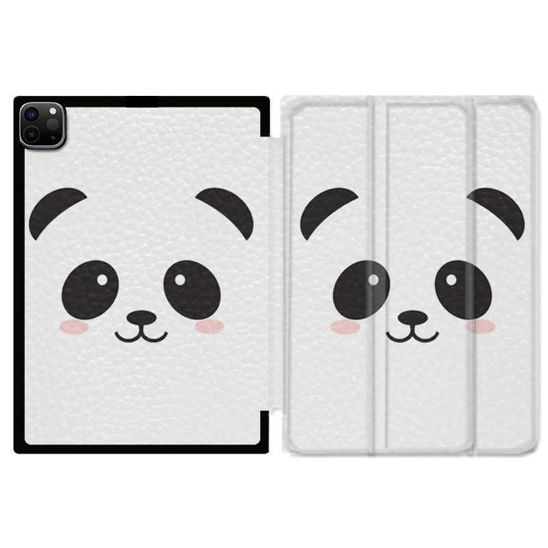 Housse Smart Cover pour Ipad 11 Pro 2020 Panda Blanc