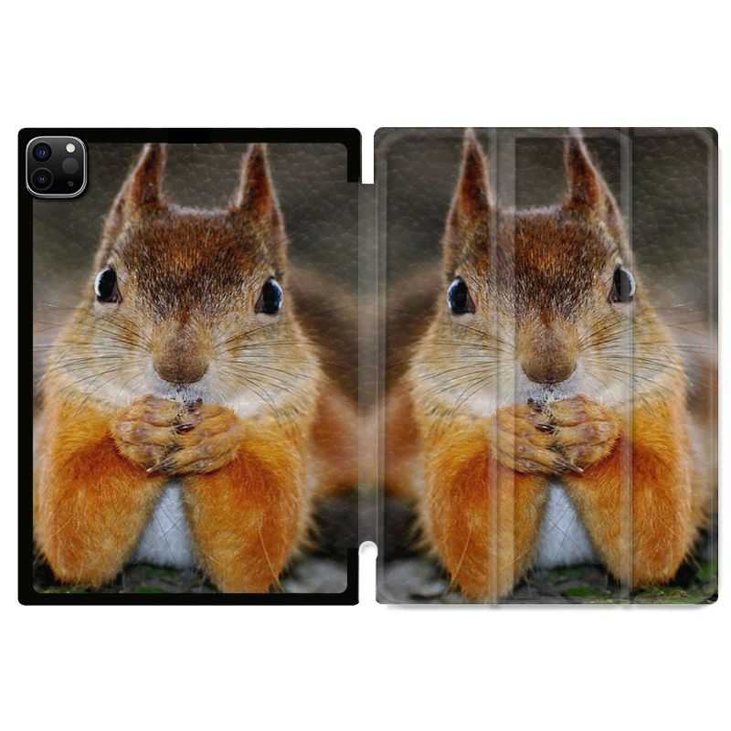 Housse Smart Cover pour Ipad 11 Pro 2020 Ecureuil Face