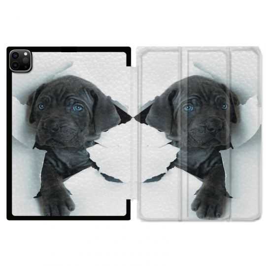 Housse Smart Cover pour Ipad 11 Pro 2020 Chien Noir