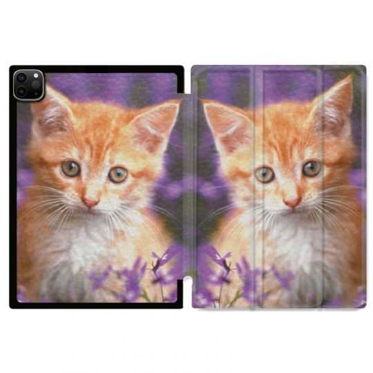 Housse Smart Cover pour Ipad 11 Pro 2020 Chat Violet