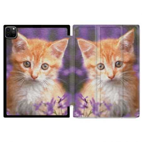 Housse Smart Cover pour Ipad 11 Pro 2020 Chat Violet