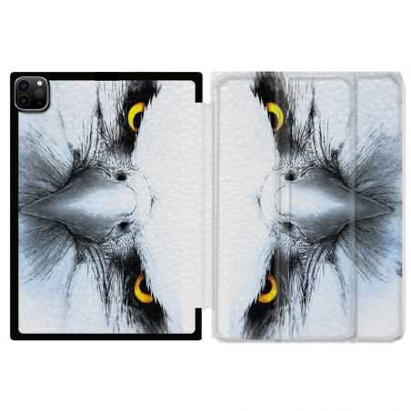 Housse Smart Cover pour Ipad 11 Pro 2020 Aigle Royal Blanc