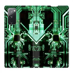 Housse Cuir Portefeuille Pour Samsung Galaxy S20 FE / S20FE Trompe Oeil Composant