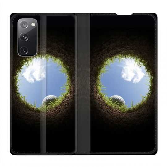 Housse Cuir Portefeuille Pour Samsung Galaxy S20 FE / S20FE Golf Trou