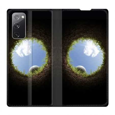 Housse Cuir Portefeuille Pour Samsung Galaxy S20 FE / S20FE Golf Trou