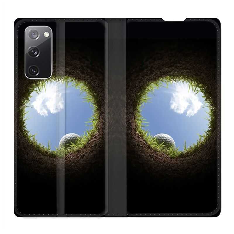 Housse Cuir Portefeuille Pour Samsung Galaxy S20 FE / S20FE Golf Trou