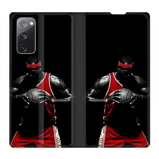 Housse Cuir Portefeuille Pour Samsung Galaxy S20 FE / S20FE Basketeur