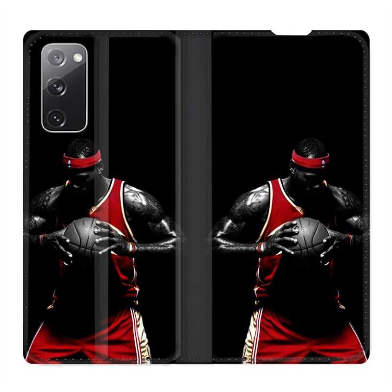 Housse Cuir Portefeuille Pour Samsung Galaxy S20 FE / S20FE Basketeur