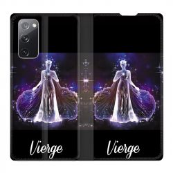 Housse Cuir Portefeuille Pour Samsung Galaxy S20 FE / S20FE Signe Zodiaque 2 Vierge
