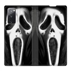 Housse Cuir Portefeuille Pour Samsung Galaxy S20 FE / S20FE Scream Noir