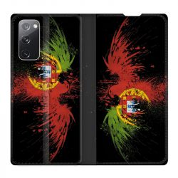 Housse Cuir Portefeuille Pour Samsung Galaxy S20 FE / S20FE Portugal Aigle