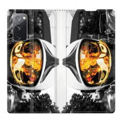 Housse Cuir Portefeuille Pour Samsung Galaxy S20 FE / S20FE Pompier Casque Feu