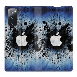 Housse Cuir Portefeuille Pour Samsung Galaxy S20 FE / S20FE Pomme Eclaboussure