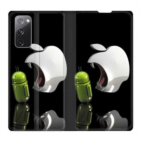 Housse Cuir Portefeuille Pour Samsung Galaxy S20 FE / S20FE Pomme Dent