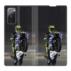 Housse Cuir Portefeuille Pour Samsung Galaxy S20 FE / S20FE Moto Wheeling