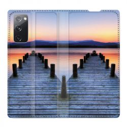Housse Cuir Portefeuille Pour Samsung Galaxy S20 FE / S20FE Ponton