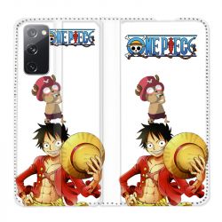 Housse Cuir Portefeuille Pour Samsung Galaxy S20 FE / S20FE Manga One Piece Chopper