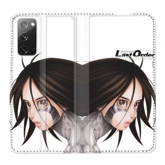 Housse Cuir Portefeuille Pour Samsung Galaxy S20 FE / S20FE Manga Gunnm Gally