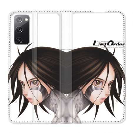 Housse Cuir Portefeuille Pour Samsung Galaxy S20 FE / S20FE Manga Gunnm Gally