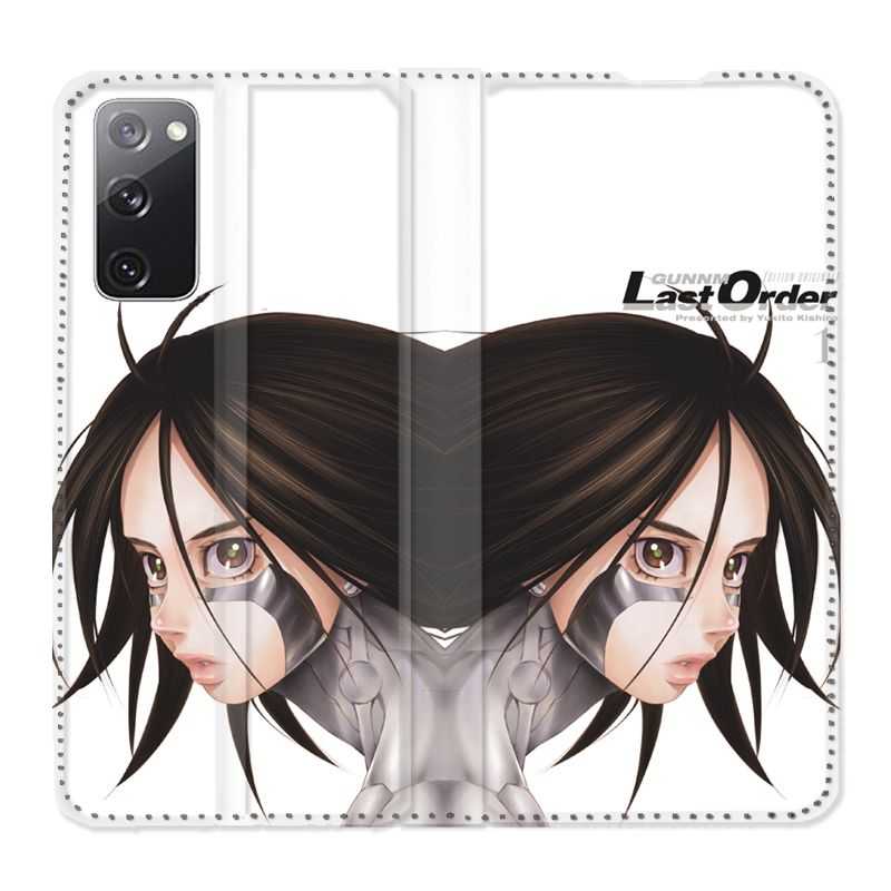 Housse Cuir Portefeuille Pour Samsung Galaxy S20 FE / S20FE Manga Gunnm Gally