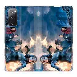 Housse Cuir Portefeuille Pour Samsung Galaxy S20 FE / S20FE Manga Gunnm Affiche
