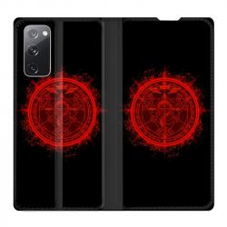 Housse Cuir Portefeuille Pour Samsung Galaxy S20 FE / S20FE Manga Fullmetal Alchemist Logo
