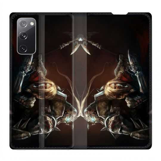 Housse Cuir Portefeuille Pour Samsung Galaxy S20 FE / S20FE Manga Fullmetal Alchemist Frere