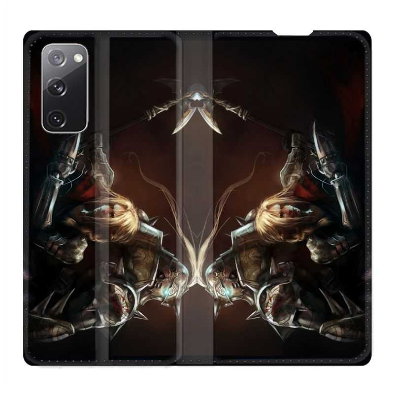 Housse Cuir Portefeuille Pour Samsung Galaxy S20 FE / S20FE Manga Fullmetal Alchemist Frere