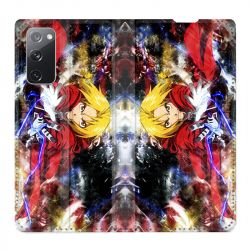 Housse Cuir Portefeuille Pour Samsung Galaxy S20 FE / S20FE Manga Fullmetal Alchemist Color