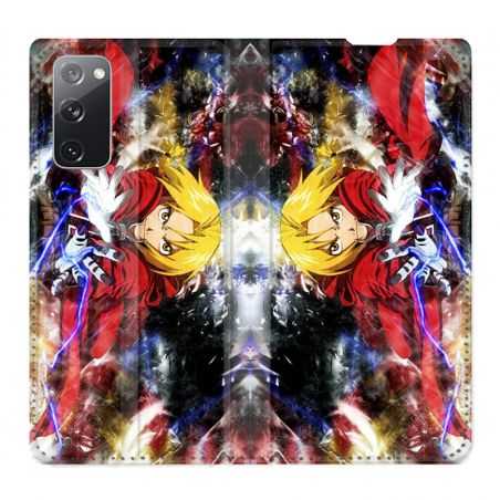 Housse Cuir Portefeuille Pour Samsung Galaxy S20 FE / S20FE Manga Fullmetal Alchemist Color