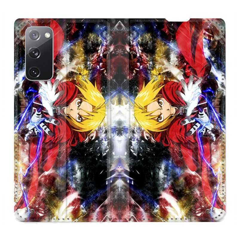 Housse Cuir Portefeuille Pour Samsung Galaxy S20 FE / S20FE Manga Fullmetal Alchemist Color