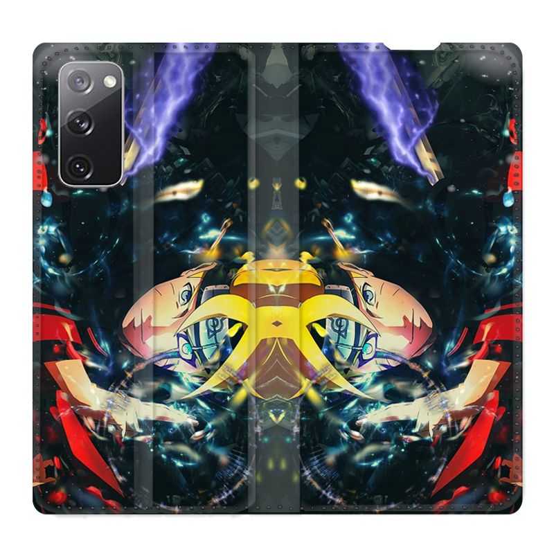Housse Cuir Portefeuille Pour Samsung Galaxy S20 FE / S20FE Manga Boruto Eclair