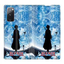 Housse Cuir Portefeuille Pour Samsung Galaxy S20 FE / S20FE Manga Bleach Lune