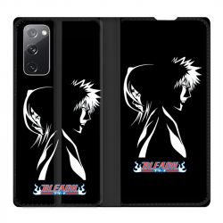 Housse Cuir Portefeuille Pour Samsung Galaxy S20 FE / S20FE Manga Bleach Duo