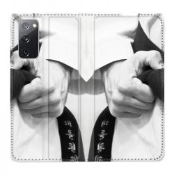 Housse Cuir Portefeuille Pour Samsung Galaxy S20 FE / S20FE Judo Kimono