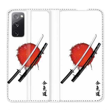 Housse Cuir Portefeuille Pour Samsung Galaxy S20 FE / S20FE Japon Epée