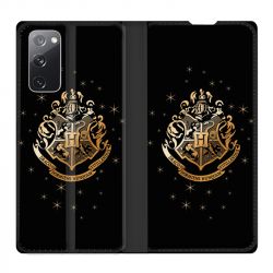 Housse Cuir Portefeuille Pour Samsung Galaxy S20 FE / S20FE WB License Harry Potter Poudlard