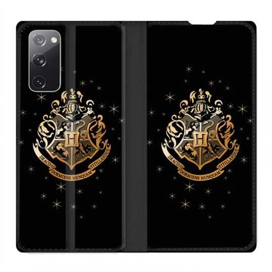Housse Cuir Portefeuille Pour Samsung Galaxy S20 FE / S20FE WB License Harry Potter Poudlard