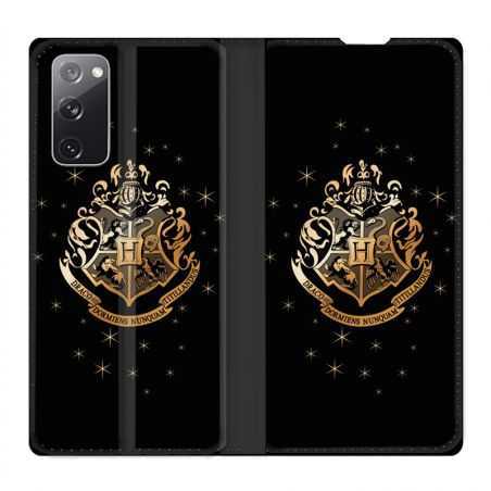Housse Cuir Portefeuille Pour Samsung Galaxy S20 FE / S20FE WB License Harry Potter Poudlard
