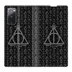 Housse Cuir Portefeuille Pour Samsung Galaxy S20 FE / S20FE WB License Harry Potter Triangle noir