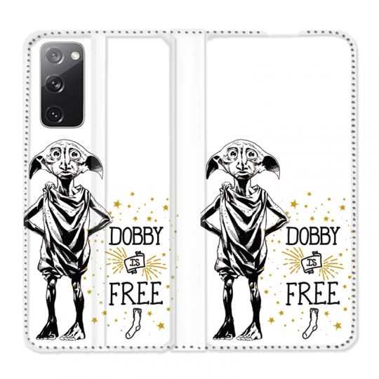 Housse Cuir Portefeuille Pour Samsung Galaxy S20 FE / S20FE WB License Harry Potter Dobby Free B