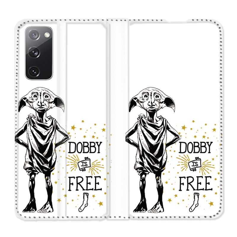 Housse Cuir Portefeuille Pour Samsung Galaxy S20 FE / S20FE WB License Harry Potter Dobby Free B