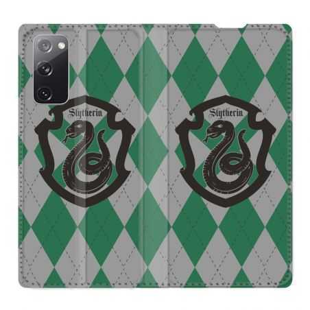 Housse Cuir Portefeuille Pour Samsung Galaxy S20 FE / S20FE WB License Harry Potter Slytherin