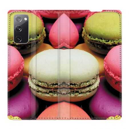 Housse Cuir Portefeuille Pour Samsung Galaxy S20 FE / S20FE Macaron