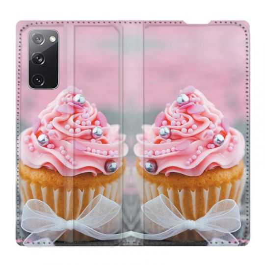 Housse Cuir Portefeuille Pour Samsung Galaxy S20 FE / S20FE Cupcake