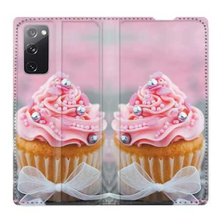 Housse Cuir Portefeuille Pour Samsung Galaxy S20 FE / S20FE Cupcake