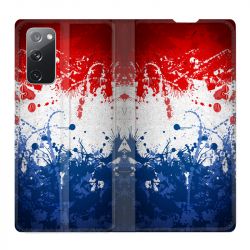 Housse Cuir Portefeuille Pour Samsung Galaxy S20 FE / S20FE France Eclaboussure