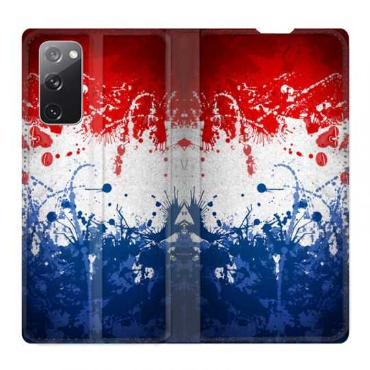 Housse Cuir Portefeuille Pour Samsung Galaxy S20 FE / S20FE France Eclaboussure