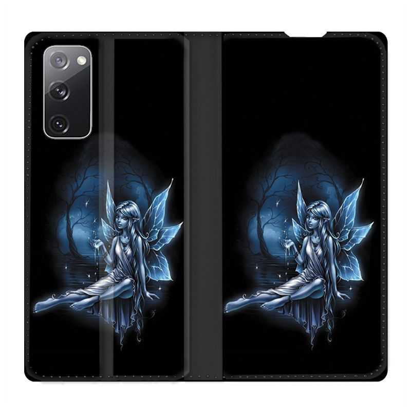 Housse Cuir Portefeuille Pour Samsung Galaxy S20 FE / S20FE Fee Bleu